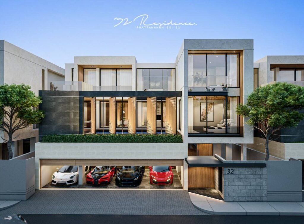 แนะนำบ้านหรูสไตล์โมเดิร์นสุดเงียบสงบ